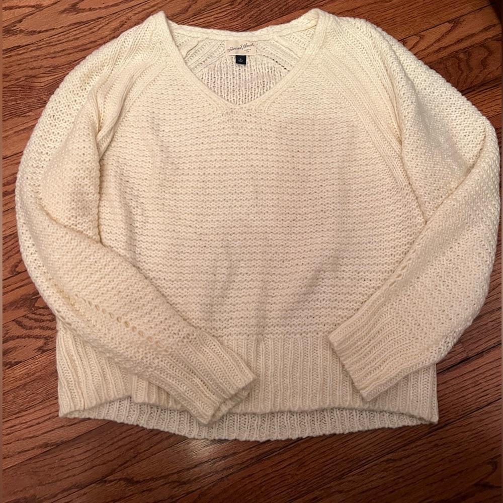 Cozy Cream Knit Sweater